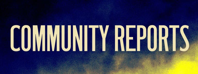 community reports header 2025