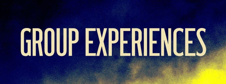 Group Experiences Header 2025