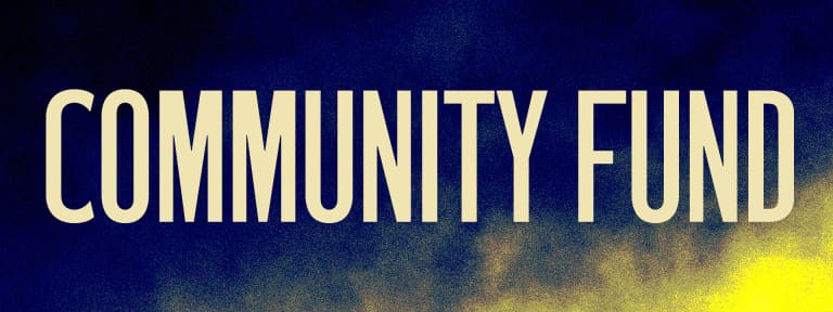 community fund 2025 header
